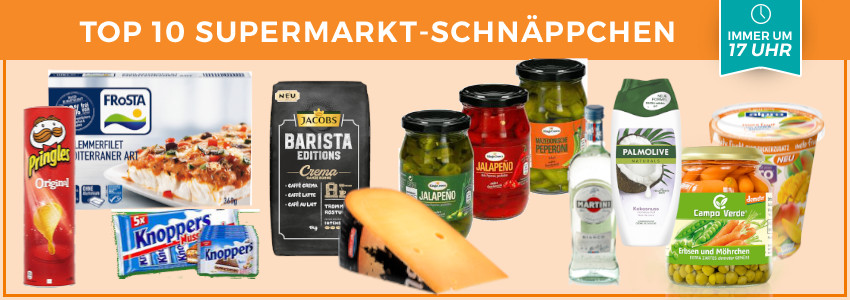 Top 10 Supermarkt-Schnäppchen der KW 17 🛒 - z. B. Jacobs Kaffeebohnen Barista Editions Crema 1 x 1100g für 8€