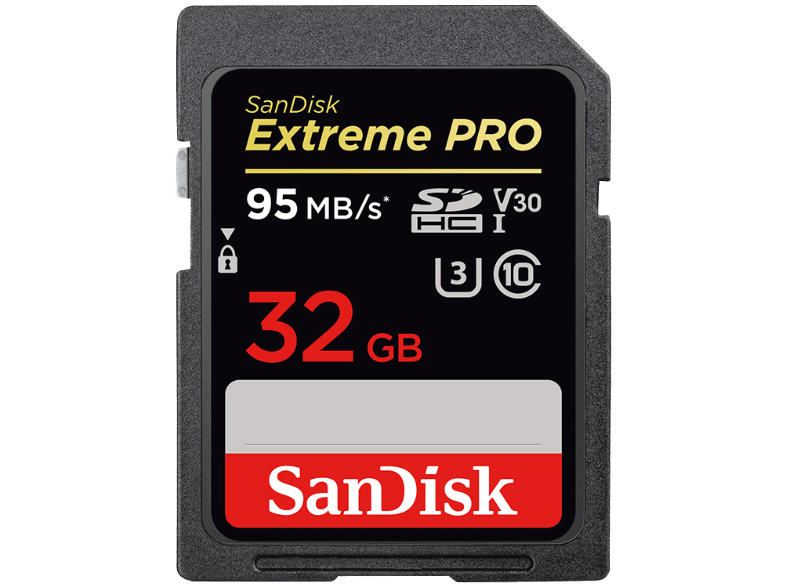 SanDisk Extreme Pro 32 GB SDXC Speicherkarte für 8€ (statt 16€) mit Masterpass