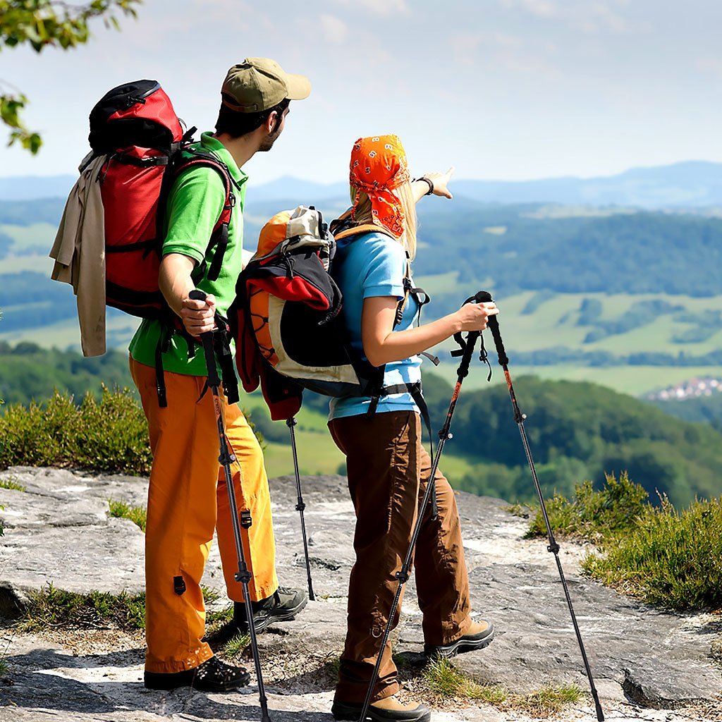  1 Paar Trekkingstöcke Carbon mit Klemmverschluss nur für 12,99€ statt 32,99€ @Amazon