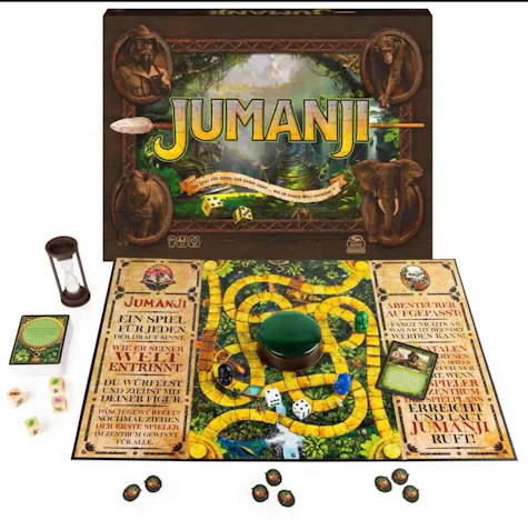 Spin Master Games - Jumanji - das actiongeladene Brettspiel für 11,99€(statt 21,98€)