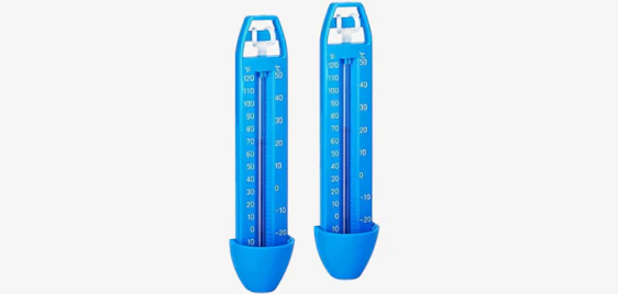 Perfekt temperierter Badespaß! 🏊♂️ 2x Poolcare Poolthermometer für 12€ 🌡️