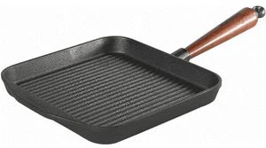 Aktion: Skeppshult Grillpfanne 25 x 25 cm mit Holzgriff 4-Ecke 54,37€ günstiger