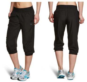 Puma Damen Jogginghose Ess Woven 3/4 Pants in schwarz für 9€