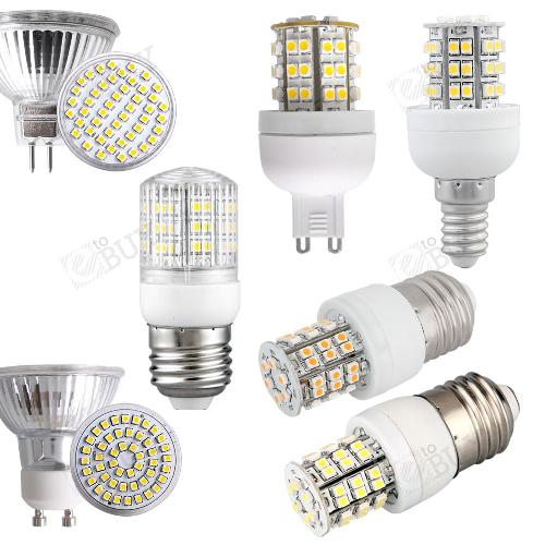 GU10/MR16/G9/E14/E27 SMD LED Birne ab 4,09€ inkl. Versand