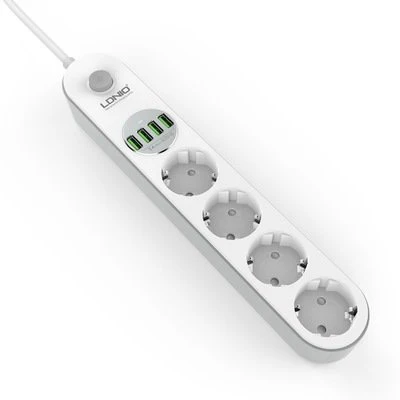Steckdosenleiste mit 4 USB-Anschlüssen für 15€