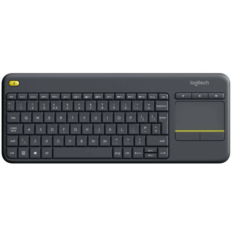 Logitech K400 Plus Wireless Touch Tastatur (schwarz) BE mit 19,14€ Preisnachlass