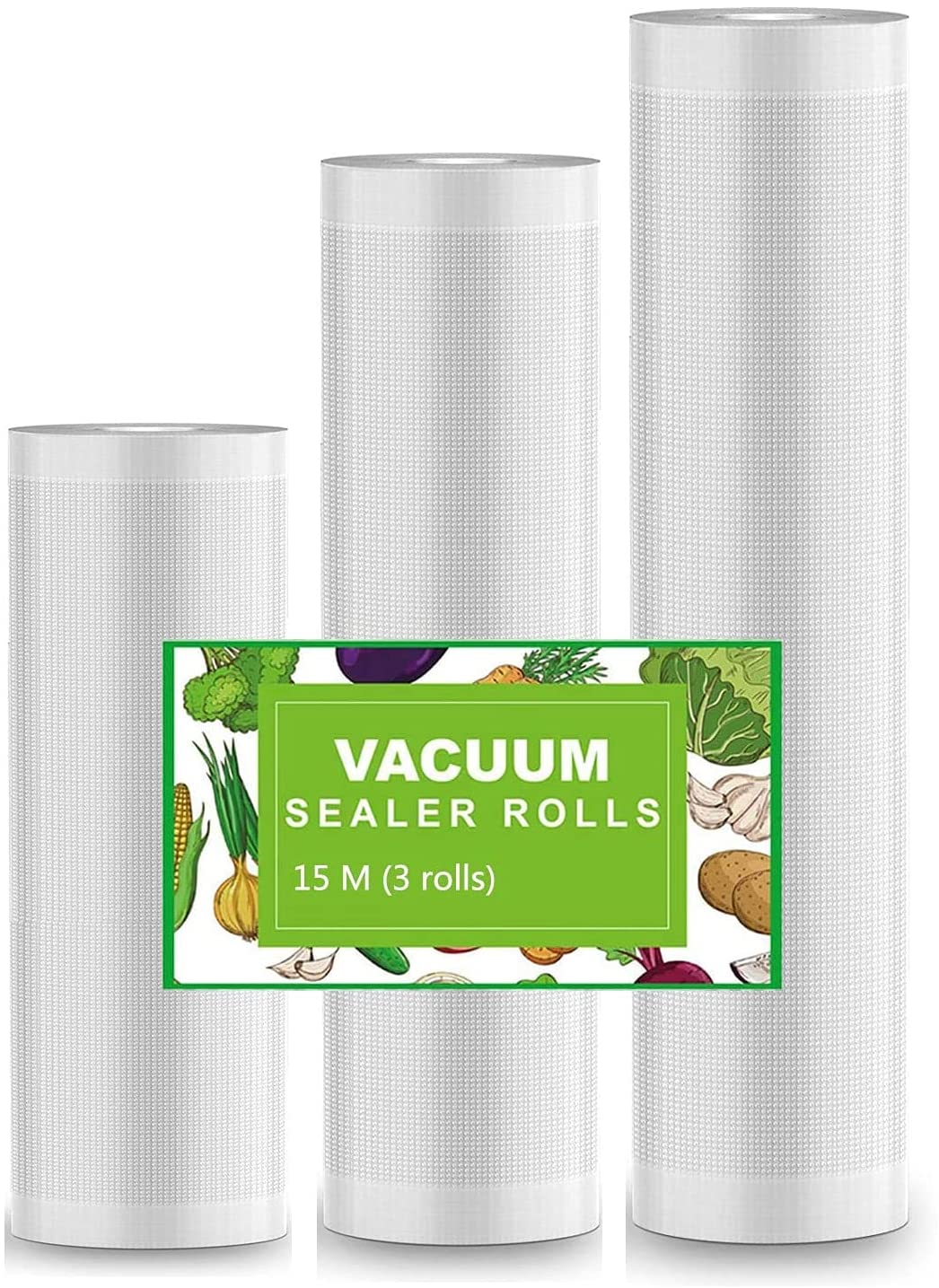 Vakuumbietbeutel Rollen Vakuumierfolie Set passend alle Vakuumiergerät für 12,23 Euro