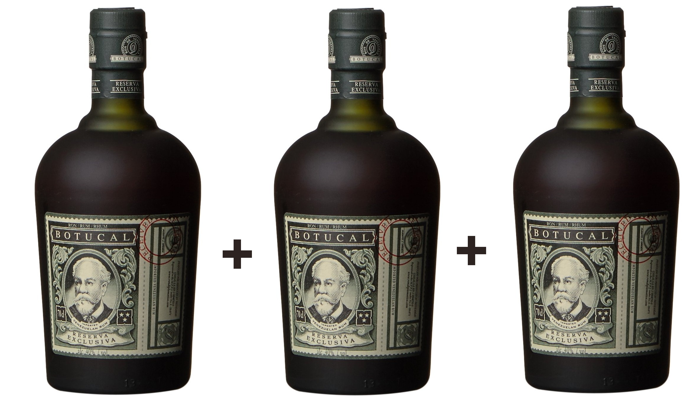 3 Flaschen Botucal Reserva Exclusiva Rum für 68€ - 12 Jahre in kleinen Eichenfässern gereifter Rum