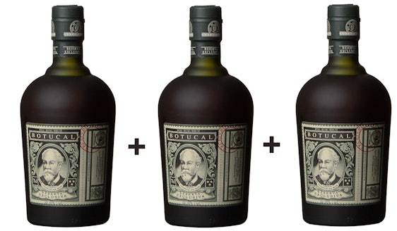 3 Flaschen Botucal Reserva Exclusiva Rum für 68€ - 12 Jahre in kleinen Eichenfässern gereifter Rum