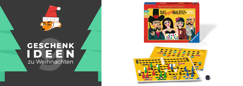 Geschenkidee für ruhige Nachmittage: Das Original Malefiz-Spiel für 12€ – für bis zu 4 Personen