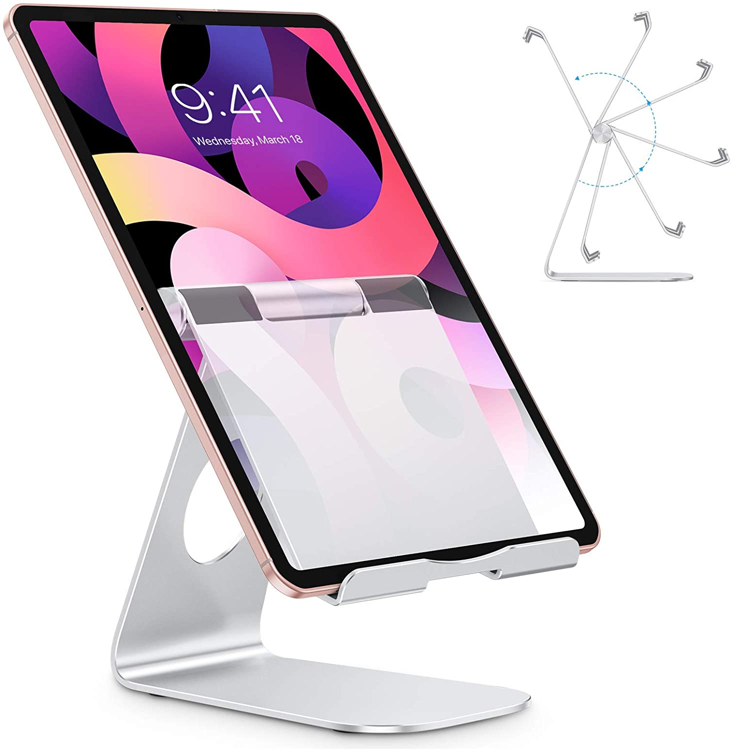 Omoton Tablet-Ständer für iPad Air oder andere Tablets.