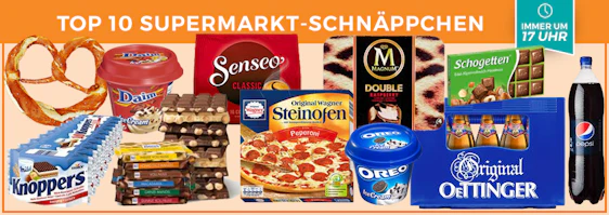 Top 10 Supermarkt Schnäppchen der KW 34 - z. B. Ritter Sport Nussklasse für 0,88€ 🍫