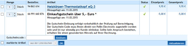 pollin-gutscheincode-einloesen