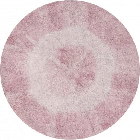 Lorena Canals Runder Teppich Tie-Dye Ø 150cm altrosa (C-TIE-VINTNU) für nur 99,99€ statt 179,00€