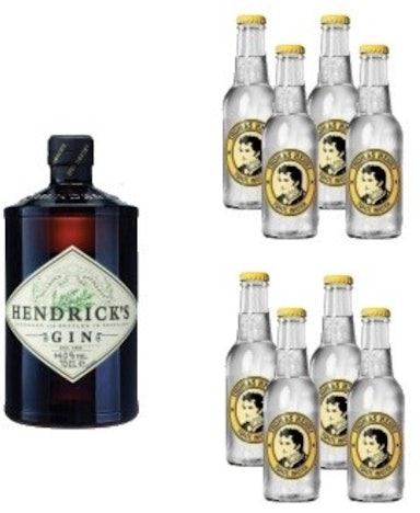 2x Hendrick's Gin + 16x Thomas Henry Tonic Water für 52€ bei Delinero