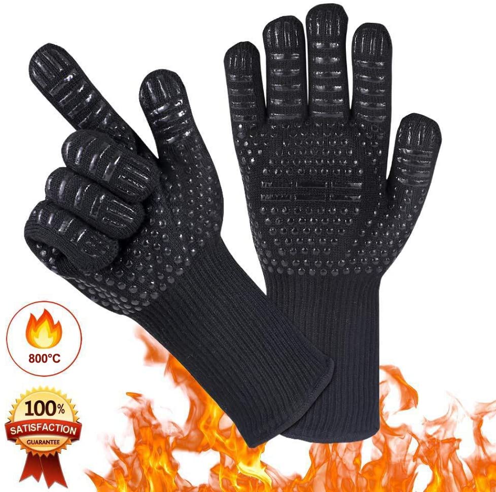 Hitzebeständige Grillhandschuhe/ Ofenhandschuhe in 2 Farben für 11,03€ - Prime