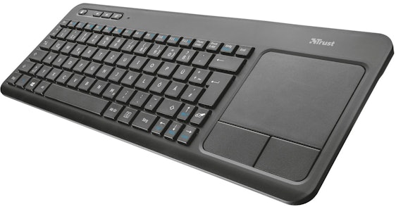 All-in-One Kabellose Multimedia Touch Tastatur Trust Veza DE(FF Packaging) für 16,49 EUR