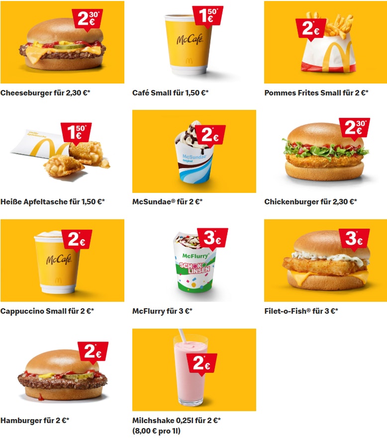 McDonalds-Gutscheine-McSmart-Snacks-ab-1-50-Euro McDonalds 1 x 1 Gutscheine McSmart Snacks ab 1 50 Euro