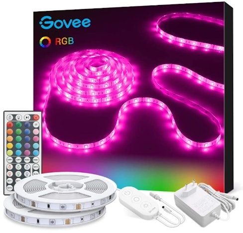 Pricedrop! Govee H6189 RGB 10m für 16€ – LED-Beleuchtung mit 16 Farben, verschiedene Leuchtmodi, inkl. Fernbedienung