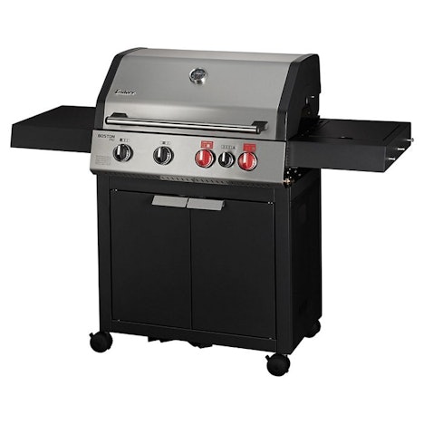 Enders Boston Pro 4 KR Turbo II für 299€ – Gasgrill mit Wetterschutzhülle, nur Marktabholung