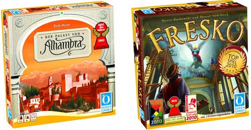 Günstige Brettspiele: Fresko + Erweiterungen für 30€ und Der Palast von Alhambra für 20€ *UPDATE*