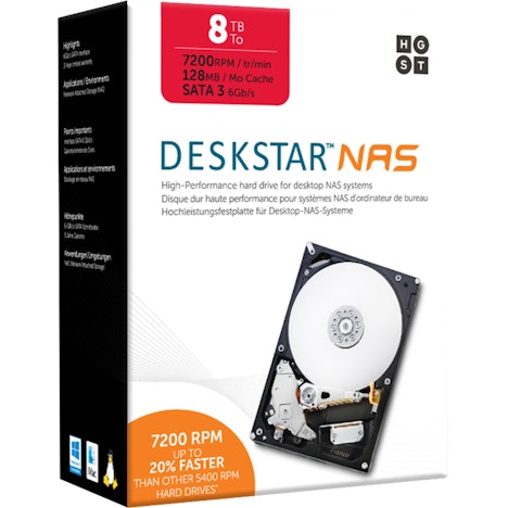 HGST 8 TB Interne HDD 24/7 für 239 EUR inkl. Versand