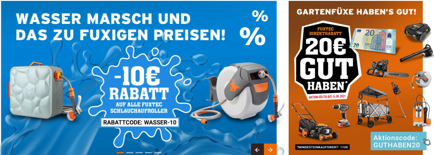 20€ Rabatt auf fast alles ab 110€ MBW bei Fuxtec – z.B. Fuxtec FX-MS152 Benzin-Rasentrimmer für 149€