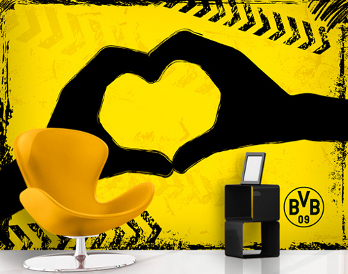 Fototapete BVB GRAFFITI GELB 280x200