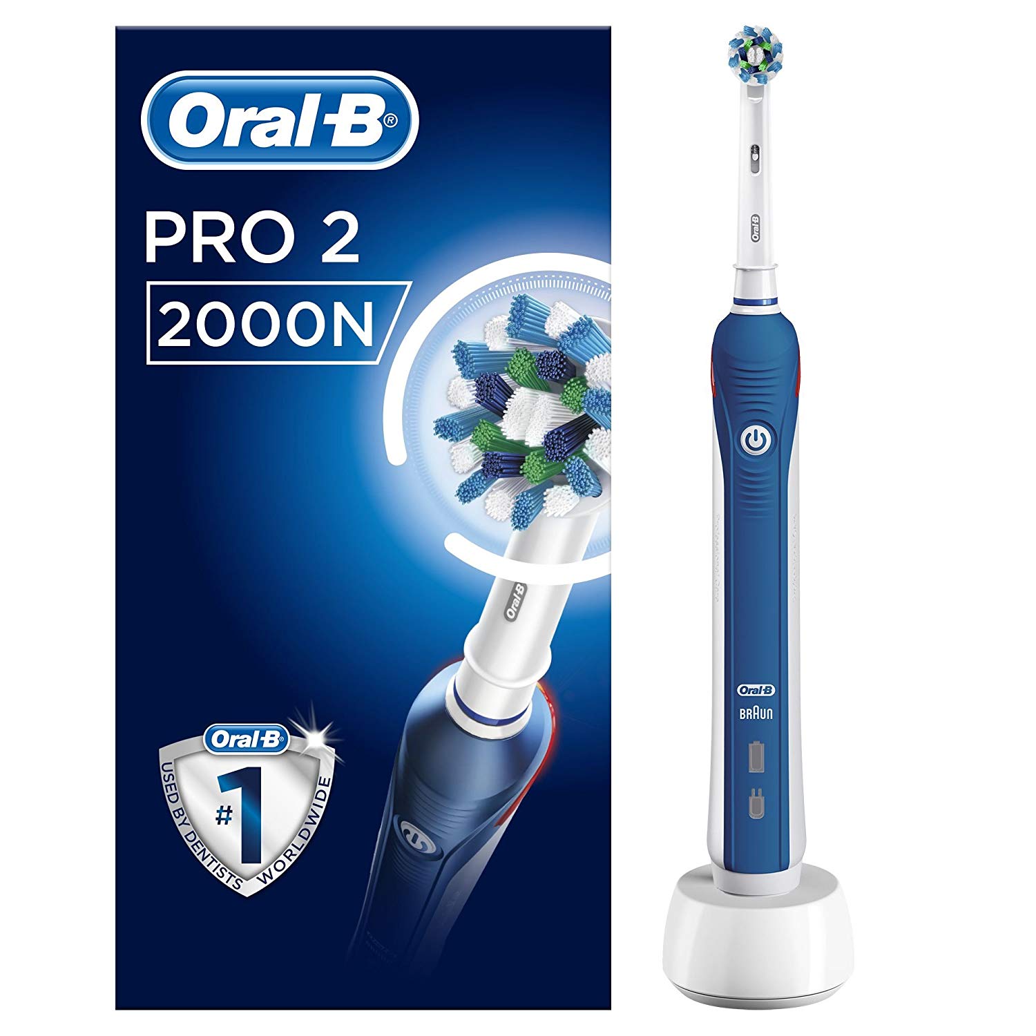  Oral-B PRO 2 2000N CrossAction blue für 45,49 EUR inkl. Versand