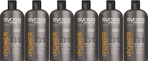 Syoss Men Power Shampoo 6er-Pack für 10,50€ für Primekunden *UPDATE*