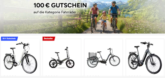 Perfekt für den Sommer! 🚲 100€ Marktkauf Gutschein auf Fahrräder sichern 🛒