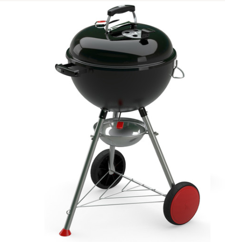 Weber Holzkohlegrill Kettle Plus GBS, Ø 47 cm, schwarz