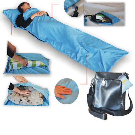Hüttenschlafsack zum Preis von 8,99 Euro