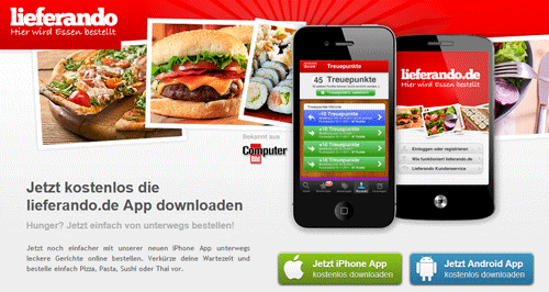 3€ Gutschein für Lieferando-App Benutzer - für Bestandskunden und Neukunden