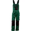 Albatros 286300-620-XS Latzhose Allround Green, Grün/Schwarz, XS