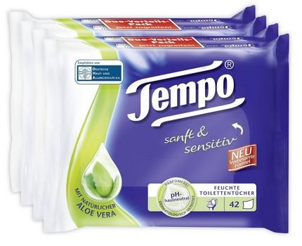 Tempo Feuchtes Toilettenpapier sanft