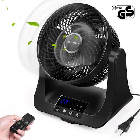Tischventilator Leise Ventilator mit Fernbedienung für 55,99EUR statt 69,99EUR