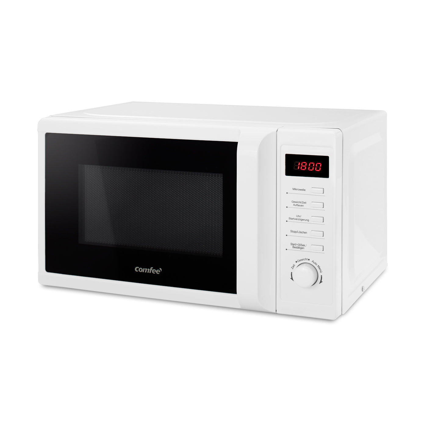 Comfee CMS20DW Mikrowelle mit 800 Watt, 8 Koch &amp; Auftauprogramme für 44,44€ statt 54€