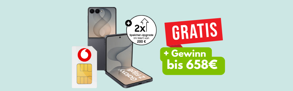 Samsung Galaxy Z Flip 8 Vodafone Sparhandy Slider