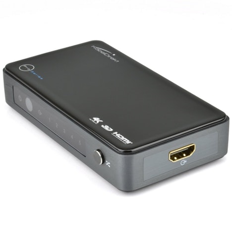 KabelDirekt 4K HDMI Switch 5 x 1 inkl. Fernbedienung für 15,99€