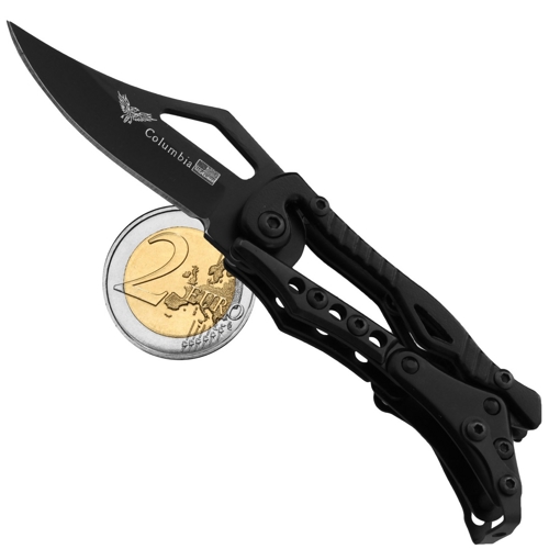 Columbia Mini Einsatzmesser mit Spezialemchanismus Model "Mini Ninja" Klappmesser Taschenmesser