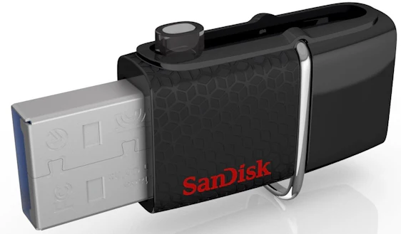 SanDisk Ultra Dual 64GB für 16€ - USB 3.0 Stick mit USB- und MicroUSB-Anschluss, bis zu 130MB/Sek