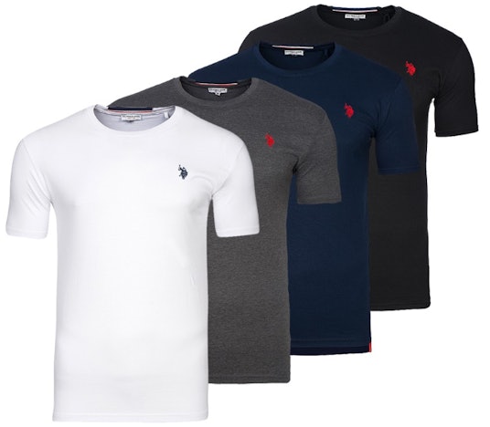 U.S. Polo Assn. Round Neck T-Shirt für 10€ – in verschiedenen Farben von M bis 3XL