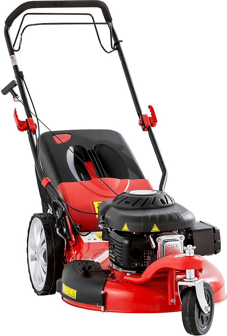 Powertec Garden für 199€ - Benzin-Rasenmäher für Rasenflächen bis zu 2.200 m2