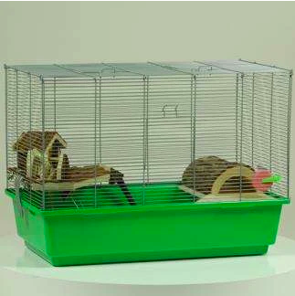 Mäuse- und Hamsterkäfig GREEN LINE 4 Komplett-Set