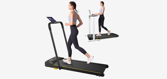 Angesagt! Urevo Laufband für 220€ - 2-in-1 Modus, App-Kompatibilität, LED-Display