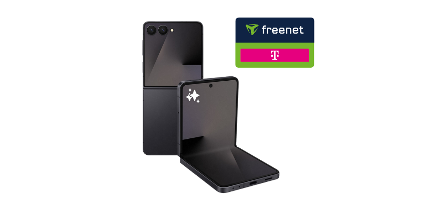 Gute Ersparnis 🤯 Samsung Galaxy Flip7 FE für einmalig 79€ im 40GB 5G Telekom Tarif für 39,99€ mtl. 🤩