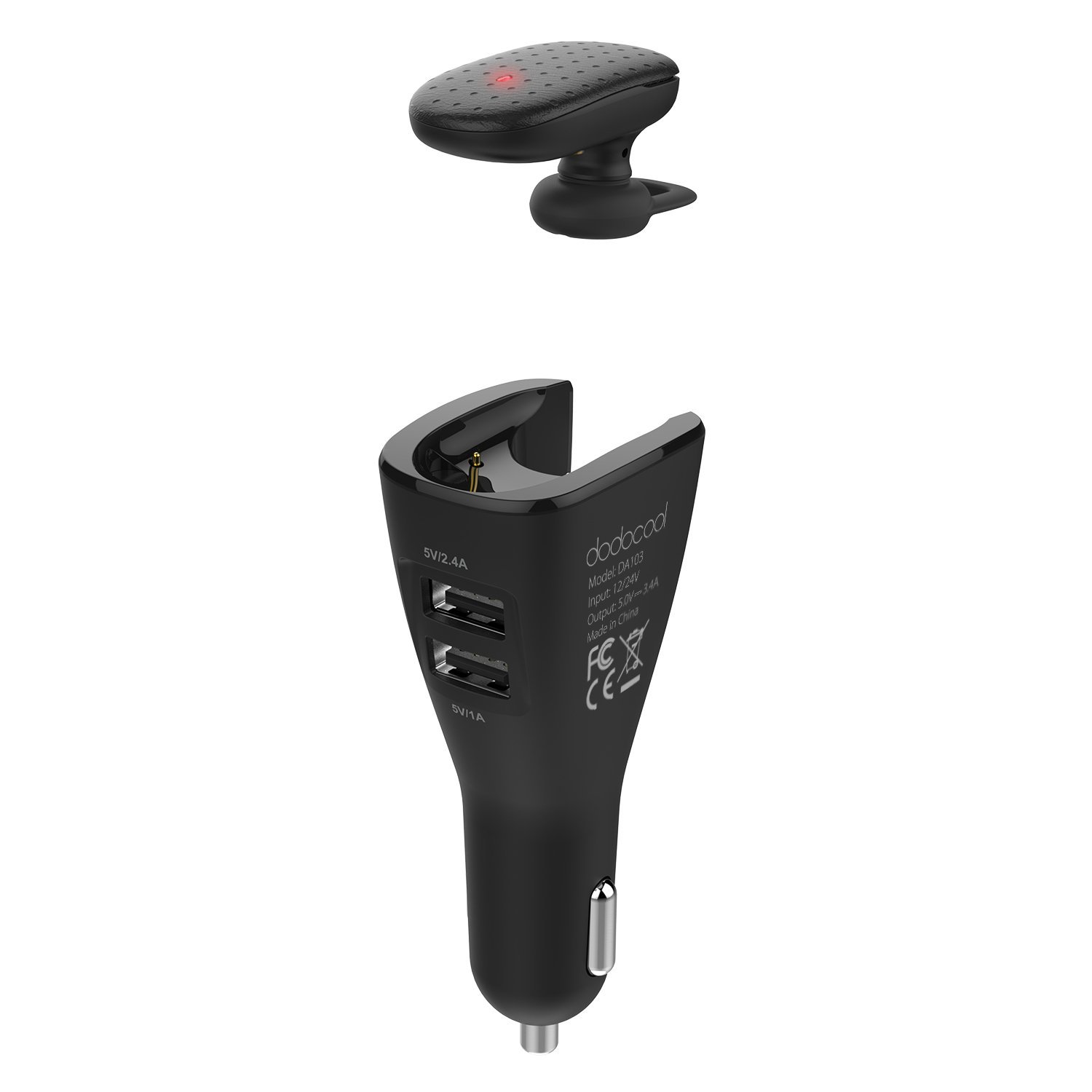 [amazon] 2 in 1 Bluetooth 4.1 Ohrhörer In Ear Kopfhörer mit Mikrofon + KFZ Ladegerät für 17,49€