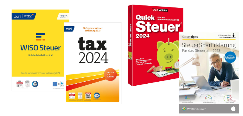 Steuerwoche bei Amazon mit bis zu 28% Rabatt auf Steuersoftware