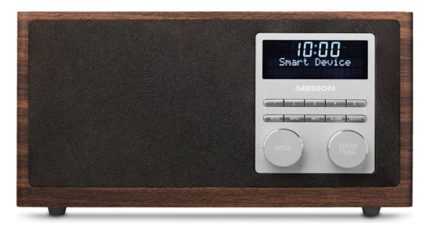 Medion Life MD 80025 Digital Radio für 50€ - Radio mit Bluetooth-Funktion, DAB+, Weck- &amp; USB-Ladefunktion